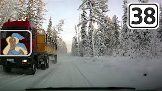 Зимник Усть-Кут - Мирный. [ Участок между пикетами «Медвежонок» и «Крест» ]
