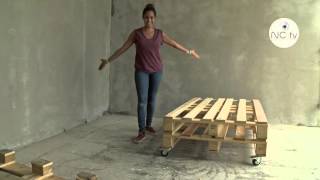 [NCTV] J'ai testé pour vous - Fabriquer un canapé avec une palette en bois
