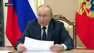 'They're trying to blame us for their mistakes' - Putin on rising energy prices