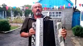 Пастор Александр прославляет Бога на баяне | с. Южное 2014 (Край Палестина земля благословенна)