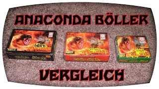 ANACONDA BÖLLER VERGLEICH | Alle Anaconda Böller von Pinto | - Pyrofreakk AT