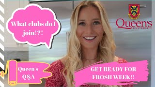 QUEEN'S UNIVERSITY BACK TO SCHOOL Q&A + WHAT CLUBS DO I JOIN!?