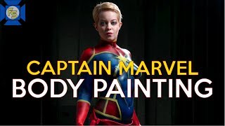 Captain Marvel Body Painting with Nero - Fandom Spotlite