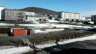 п. Тикси, Полярный день Time lapse