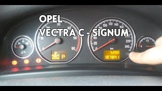 [Vectra C/Signum] Reset Oil Service Inspection ᴴᴰ