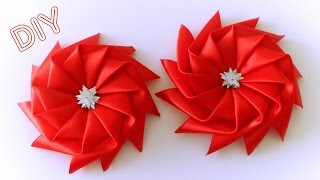 Бантик Звездочка из Ленты / Star Ribbon Bow Tutorial / ✿ NataliDoma