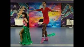 Bellydance Technique. Beginning. Pelvis. Восточные танцы для начинающих. Таз. Школа танцев Джамила