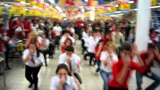 FlashMob Танцевальный - С Днем рождения "АШАН"в Запорожье!
