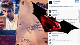 Justin Bieber Batman role? Robin speculation follows tweet of script photo