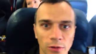 Задымление в салоне самолета A321 до падения, реально страшно смотреть