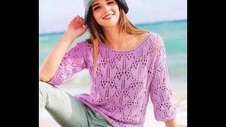 ЖЕНСКИЕ ПУЛОВЕРЫ, ВЯЗАНЫЕ СПИЦАМИ - 2019 / Women's jumpers knitting / Frauen-Jumper Stricken