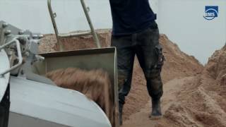 BMS alpha Energy 32 A Estrichpumpe im Einsatz!