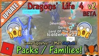 Roblox - Dragons' Life 4 v2 BETA - PACKS & FAMILIES! #26 - HD
