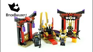 Lego Ninjago 70651 Throne Room Showdown - Lego Speed build