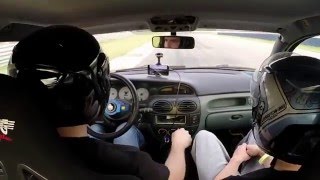 Franciacorta 2016 04 22 Megane F7R onboard trackday serale testacoda causa cordolo...o lepre?