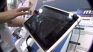 MSI Windpad 120W Intel "Cedar Trail" tablet hands-on