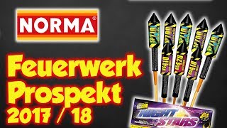 NORMA SILVESTER PROSPEKT | SILVESTER 2017 / 2018 | NEUHEITEN | #ProfessorPyro