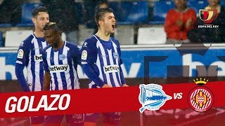 Golazo de Martín Aguirregabiria (2-1) Deportivo Alavés vs Girona FC