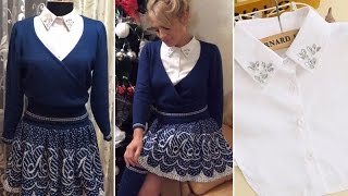 Вязание на машинке (knitting machine) Костюм юбка+кофта