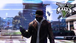 GTA V PC Mods - El Hacker De Los Santos !! OMG - Watch Dogs MOD GTA 5 - ElChurches