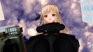 [MMD giantess]巨大娘と抵抗する者たち/Giantess and those who resist