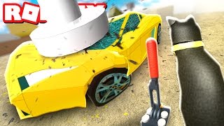 CRUSHING EXPENSIVE CARS IN ROBLOX