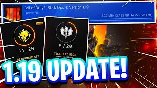 *NEW* BLACK OPS 4 CONTRACTS UPDATE! + Weapon Tuning ! - (COD BO4 1.19 PATCH)