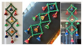 DIY home decor with egg carton/ Best out of waste decor / Hanging bells