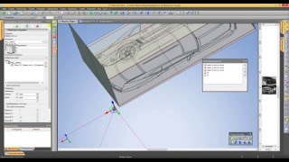 Наложение материала (текстура машины) в T-FLEX CAD