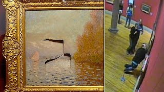 Irish Man Punches Monet 140 year old Painting Worth £7.8 million