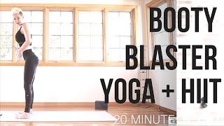 20 Min Yoga Shred™ Booty Blast & Weight Loss Flow (HIIT + Yoga!)