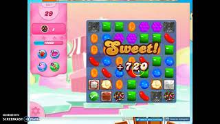 Candy Crush Level 1057 Audio Talkthrough, 3 Stars 0 Boosters