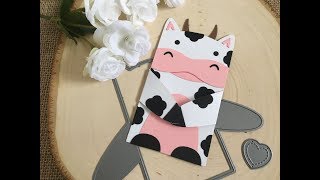 Making a Cow with Lawn Fawn Woodland Critter Huggers