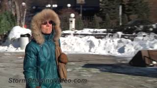 1/23/2014 Saint Paul Winter Carnival Ice Carving In Sub Zero Temps