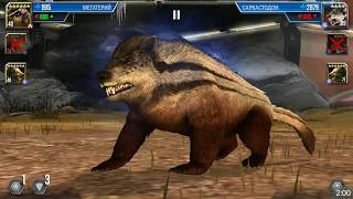 ЗАТАЩИЛ 3 сложных боя Jurassic World The Game прохождение на русском