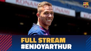 FULL STREAM | Arthur's unveiling as a Barça player