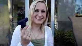 She's clamping her nipple