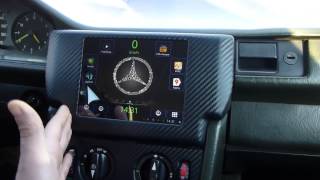 Установка планшета в панель автомобиля.