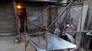 камера пескоструйная часть №2 Homemade Sandblast Cabinet
