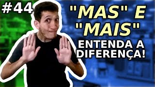 Explicação sobre MAIS e MAS em Libras