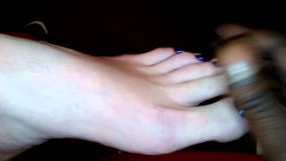 Nut draining pretty feet
