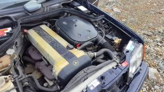 Запуск мотора Mercedes-Benz W124 E300