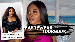 partywear lookbook featuring topshopcanada + mini shopping vlog (december 2019 vlog)