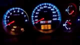 пересвет панели приборов Lancer IX
