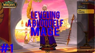 Leveling A Blood Elf Mage! #1 1-4 (World of Warcraft)