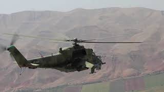 Учебные полеты российской армейской авиации в Таджикистане