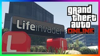 GTA 5 ONLINE NEW INSIDE LIFE INVADER BUILDING SECRET LOCATION WALLBREACH GLITCH 1.42