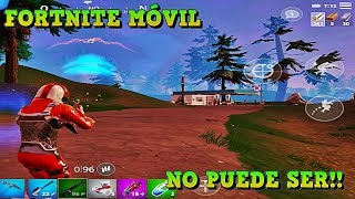 FORTNITE PARA MOVIL/ COGIENDO NIVEL/ EL ÁREA!!!!