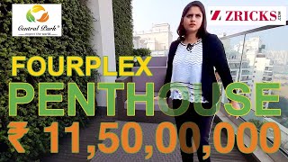 ₹ 11.50 Cr ? India's 1st Fourplex PENTHOUSE ? Sky Villas - 4 BHK (6766 sq ft) Central Park Resorts