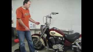 Honda Shadow Ace Fork Oil & Spring Change - Part I